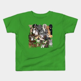 Dogpile! Kids T-Shirt